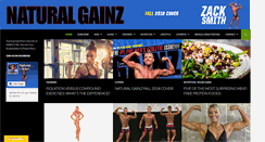 Desktop Screenshot of natural-gainz.com